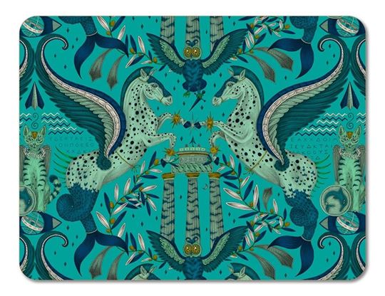 Bild von Emma J Shipley Odyssey / peacock Tablemat 38x29 - Jamida of Sweden