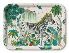 Bild von Emma J Shipley Lost World/lime Tray 27x20 - Jamida of Sweden