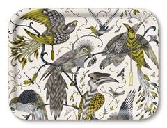 Bild von Emma J Shipley Audubon/gold Tray 27x20 - Jamida of Sweden