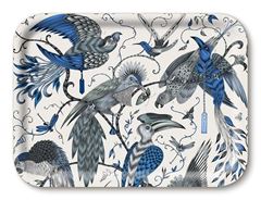 Bild von Emma J Shipley Audubon/blue Tray 27x20 - Jamida of Sweden