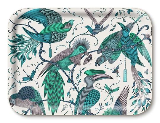 Bild von Emma J Shipley Audubon/green Tray 27x20 - Jamida of Sweden