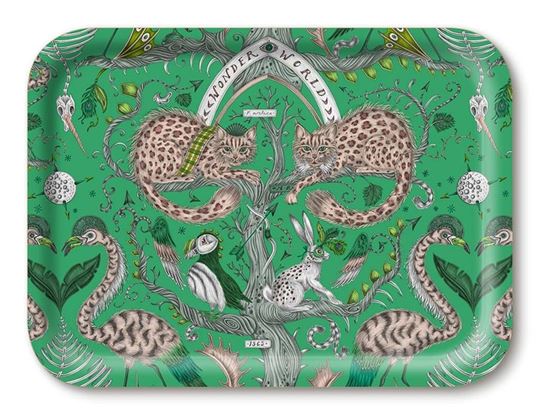 Bild von Emma J Shipley Wonder World/green Tray 27x20 - Jamida of Sweden