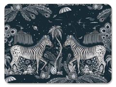 Bild von Emma J Shipley Lost World/navy Placemat 29x21 - Jamida of Sweden