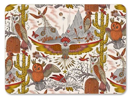 Bild von Emma J Shipley Frontier/gold Placemat 29x21 - Jamida of Sweden