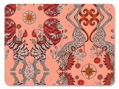 Bild von Emma J Shipley Caspian/coral Placemat 29x21 - Jamida of Sweden