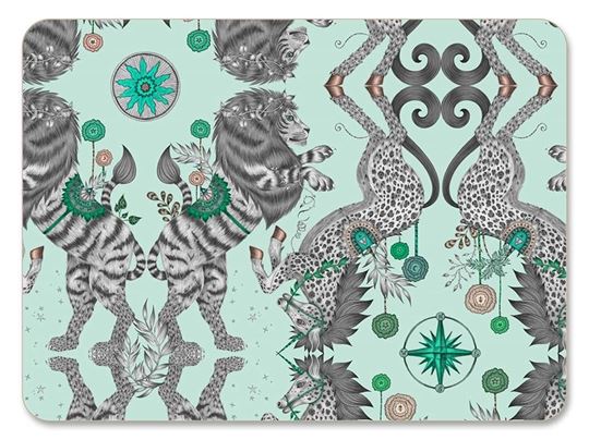 Bild von Emma J Shipley Caspian/teal Placemat 29x21 - Jamida of Sweden