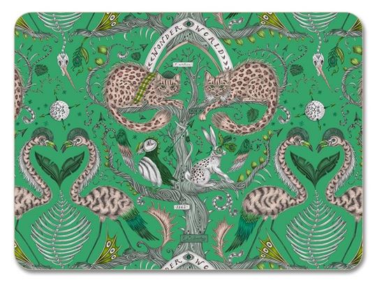 Bild von Emma J Shipley Wonder World/green Placemat 29x21 - Jamida of Sweden