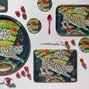 Bild von Emma J Shipley Snow Leopard/forest Placemat 29x21 - Jamida of Sweden