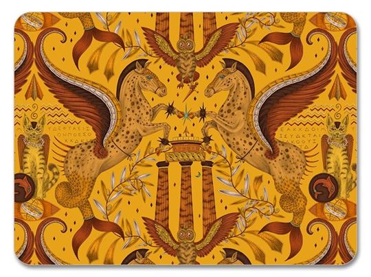 Bild von Emma J Shipley Odyssey / gold Placemat 29x21 - Jamida of Sweden