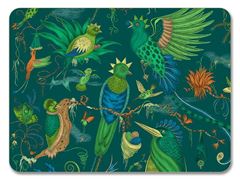 Bild von Emma J Shipley Quetzal/teal Placemat 29x21 - Jamida of Sweden