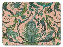 Bild von Emma J Shipley Bosque Dreams/Pink/Green Placemat 29x21 - Jamida of Sweden