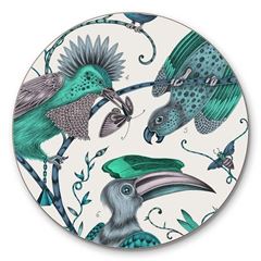 Bild von Emma J Shipley Audubon/green Coaster Ø10 - Jamida of Sweden