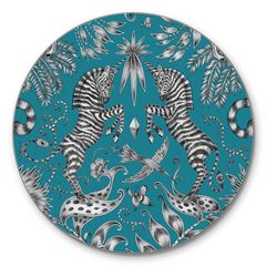 Bild von Emma J Shipley Kruger/turquoise Coaster Ø10 - Jamida of Sweden