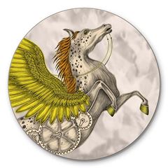 Bild von Emma J Shipley Pegasus/gold Coaster Ø10 - Jamida of Sweden