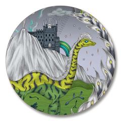 Bild von Emma J Shipley Highlandia/chartreuse Coaster Ø10 - Jamida of Sweden