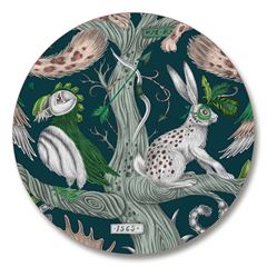 Bild von Emma J Shipley Wonder World/teal Coaster Ø10 - Jamida of Sweden