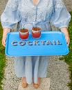 Bild von Asta Barrington Cocktail / blue Tray 53x32cm - Jamida of Sweden