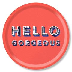 Bild von Asta Barrington Hello Gorgeous / coral Tray Ø 39 - Jamida of Sweden