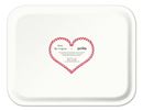 Bild von Asta Barrington Bonjour/red Tray 36x28cm - Jamida of Sweden