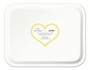 Bild von Asta Barrington Happy/yellow Tray 36x28cm - Jamida of Sweden