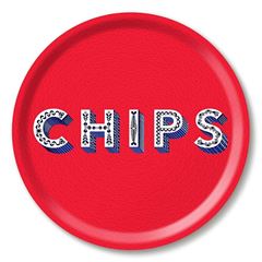 Bild von Asta Barrington Chips / red Tray Ø 31 - Jamida of Sweden