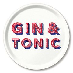 Bild von Asta Barrington Gin & Tonic / white Tray Ø 31 - Jamida of Sweden