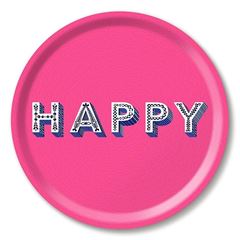 Bild von Asta Barrington Happy / bright pink Tray Ø 31 - Jamida of Sweden