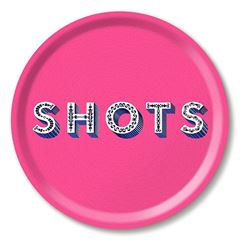 Bild von Asta Barrington Shots/brigt pink Tray Ø 31 - Jamida of Sweden