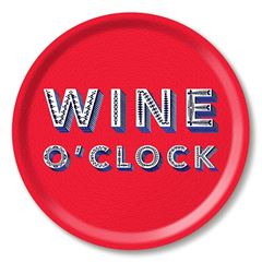 Bild von Asta Barrington Wine o´clock / red Tray Ø 31 - Jamida of Sweden