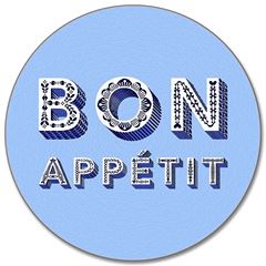 Bild von Asta Barrington Bon Appétit/blue Placemat Ø 28 - Jamida of Sweden