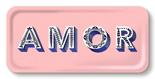 Bild von Asta Barrington Amor / light pink Tray 32x15 - Jamida of Sweden