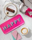 Bild von Asta Barrington Happy / bright pink Tray 32x15 - Jamida of Sweden