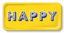 Bild von Asta Barrington Happy / yellow Tray 32x15 - Jamida of Sweden