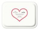 Bild von Asta Barrington VIP / red Tray 27x20cm - Jamida of Sweden