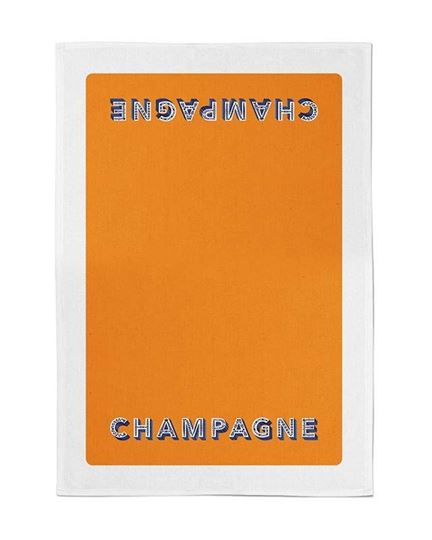 Bild von Asta Barrington Champagne/ satsuma orange Tea Towel 70 x 50cm - Jamida of Sweden