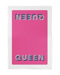 Bild von Asta Barrington Queen/bright pink Tea Towel 70 x 50cm - Jamida of Sweden