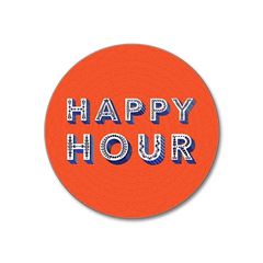 Bild von Asta Barrington Happy Hour/orange Coaster Ø 10 - Jamida of Sweden