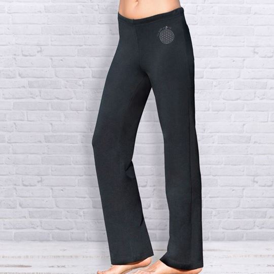 Bild von Wellness-Hose lang unisex in schwarz von The Spirit of OM