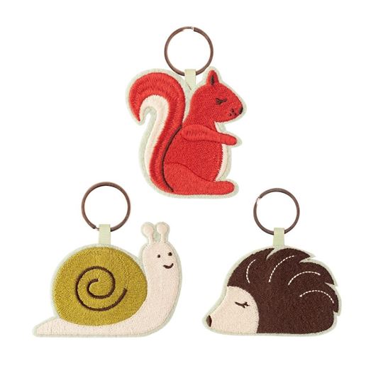 Bild von Keyring Forest Animals Assorted 3 designs, VE-12