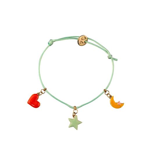 Bild von Bracelet Heart, Star & Moon , VE-10