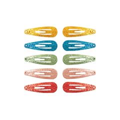 Bild von Hairclips Baby (10/card) Assorted 5 colours, VE-24