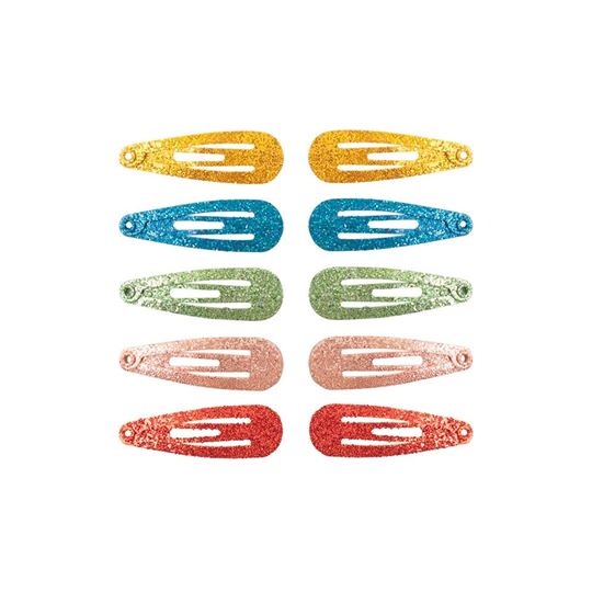 Bild von Hairclips Baby (10/card) Assorted 5 colours, VE-24