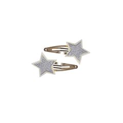 Bild von Hairclips Stars Silver (2/card), VE-10