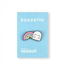 Bild von Noodoll Enamel Pin RIcerainbow + Riceboo, VE-6