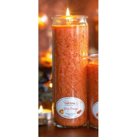 Bild von Spicy Orange-Duftkerze im Glas 21 cm