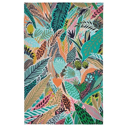 Bild von Tropical Leaf Cotton Tea Towel - Ulster Weavers