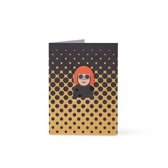 Bild von Noodoll Artist Bookmark Card Auntie Spotty R, VE-6