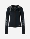 Bild von Sweatjacke Maui Nava in schwarz von The Spirit of OM