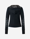 Bild von Sweatjacke Maui Nava in schwarz von The Spirit of OM