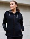 Bild von Sweatjacke Maui Nava in schwarz von The Spirit of OM